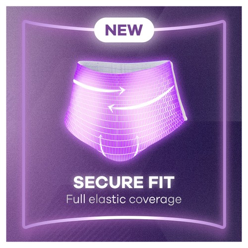 Always Discreet Maximum Protection Adult Incontinence Pants 8 Drops Medium thumbnail 5