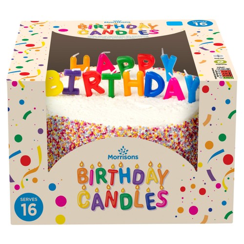 Morrisons Birthday Candle Cake Serves 16