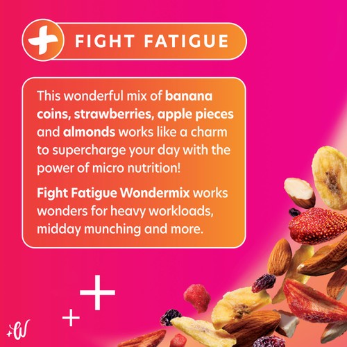 Wondermix Fight Fatigue Banana, Strawberries And Apple   200g thumbnail 4