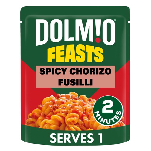 Dolmio Feasts Spicy Chorizo Fusilli Pasta 250g