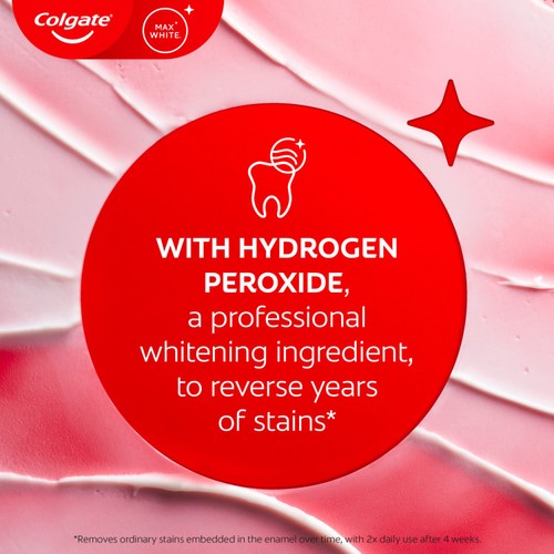 Colgate Max White Clinical Sensitive Protect Teeth Whitening Toothpaste thumbnail 4
