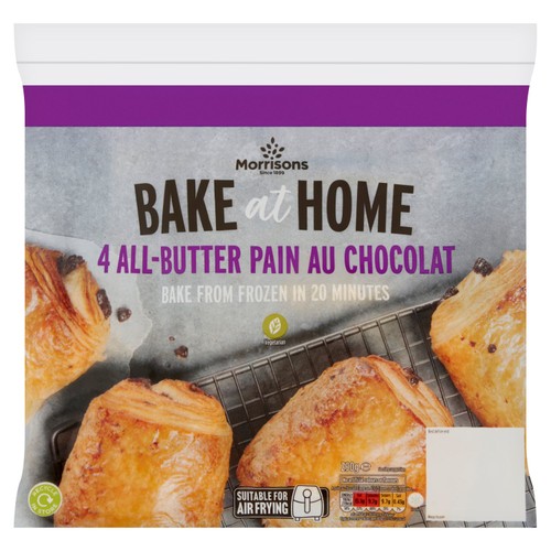 Morrisons Bake At Home 4 Pain Au Chocolat   290g