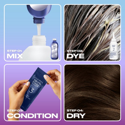 Clairol Nice'N Easy Tone+Gloss Semi Permanent 511/77 Medium Ash Brown thumbnail 3