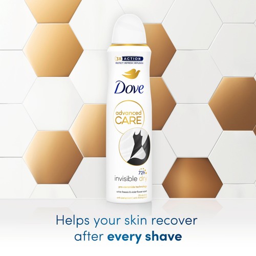 Dove For Women Anti Perspirant Invisible Dry 150ml thumbnail 2