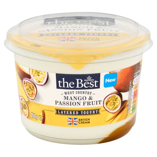 Morrisons The Best Mango & Passion Fruit Yoghurt 450g