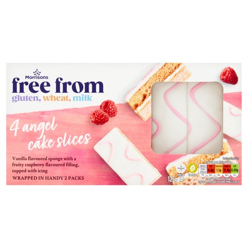 Morrisons Free From Angel Cake Slices 