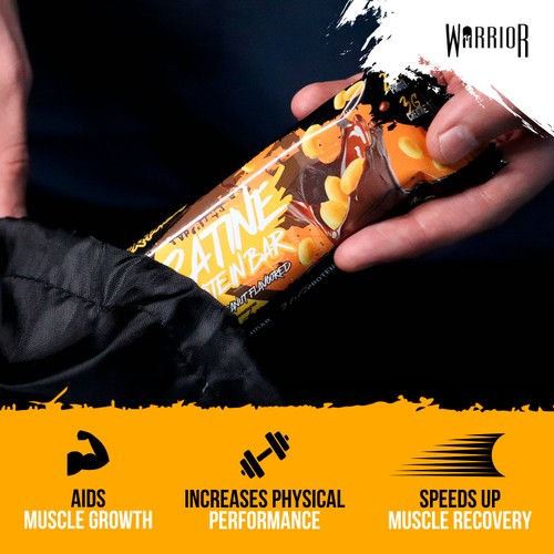 Warrior Creatine Bar Chocolate Peanut 75g thumbnail 2