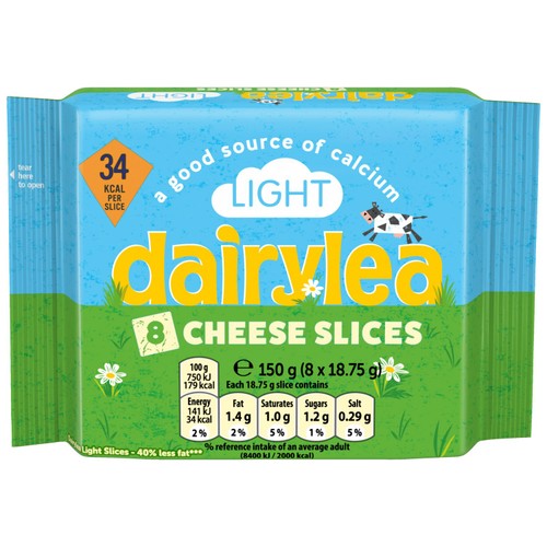 Dairylea Slices Light  8 pack thumbnail 2