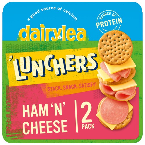 Dairylea Lunchers Ham Twin Pack   2 x 65g