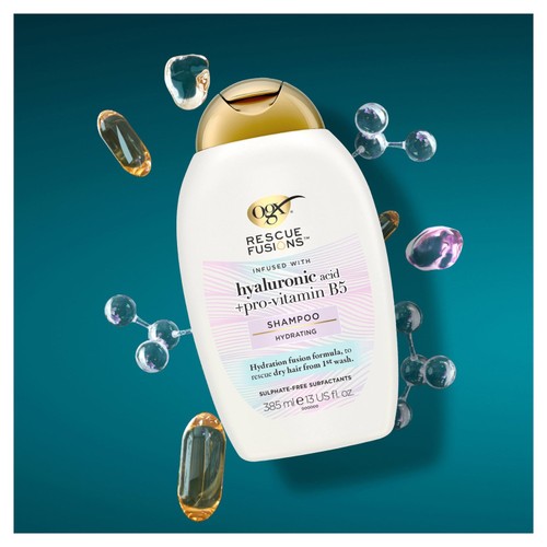 Ogx Hyaluronic + B5 Hydrating Shampoo 385ml thumbnail 2