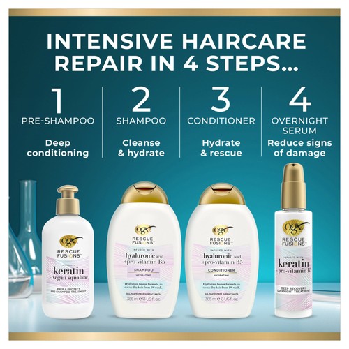 Ogx Hyaluronic + B5 Hydrating Shampoo 385ml thumbnail 4