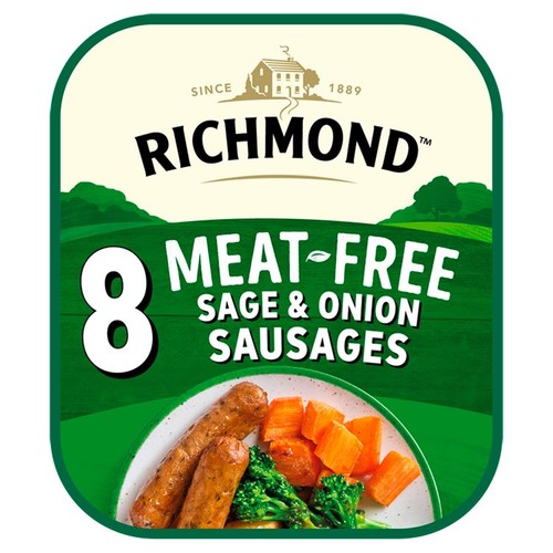Richmond Meat-Free Vegan Sage & Onion Sausages
