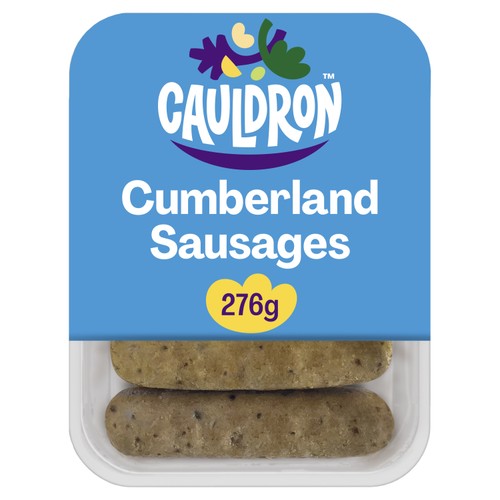Cauldron Cumberland Vegetarian Sausages x 6 276g