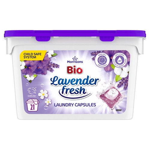 Morrisons Lavender Fresh Laundry Pods 21 Pack