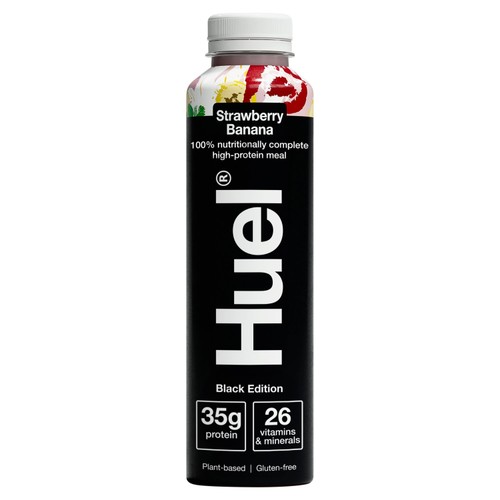 Huel Black Edition Strawberry & Banana Complete Meal  thumbnail 2
