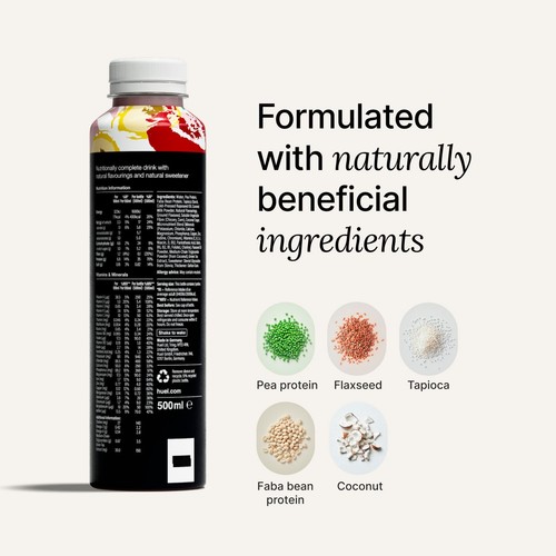 Huel Black Edition Strawberry & Banana Complete Meal  thumbnail 3