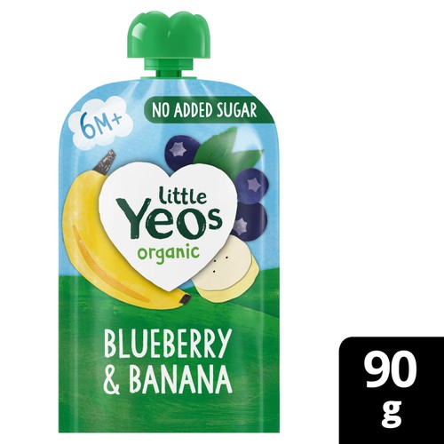 Yeo Valley Little Yeos Organic Blueberry & Banana Yogurt 