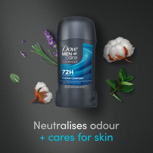 Dove For Men Anti Perspirant Stick Clean Comfort 50ml thumbnail 5