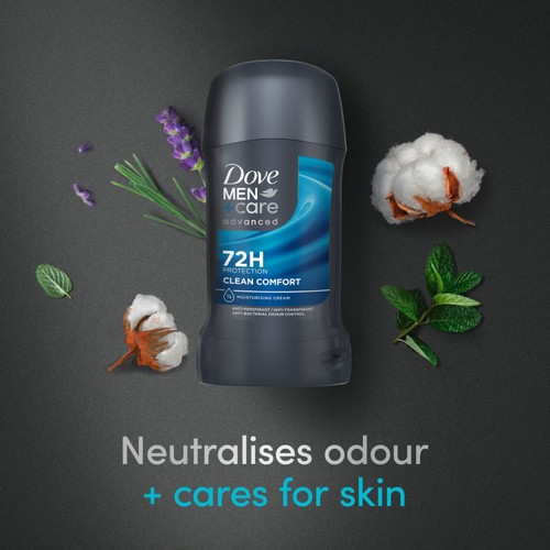 Dove For Men Anti Perspirant Stick Clean Comfort 50ml thumbnail 7