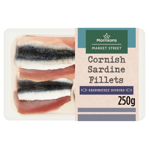 Morrisons British Cornish Sardine Fillets 250g