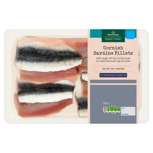 Morrisons British Cornish Sardine Fillets 250g thumbnail 2