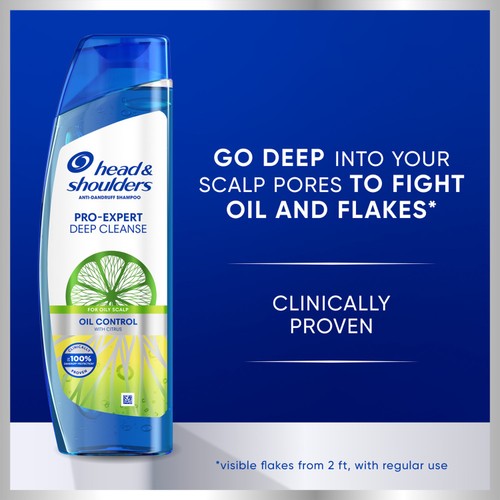 Head & Shoulders Pro-Expert Deep Cleanse Oil Control Shampoo 300ml thumbnail 5