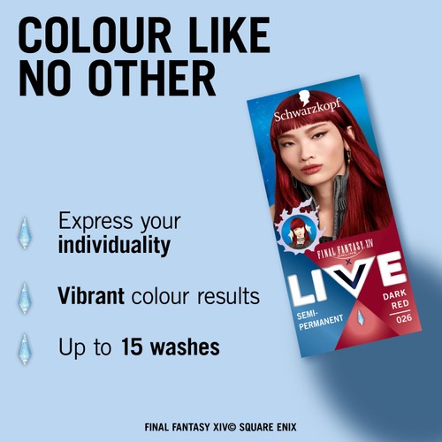 Schwarzkopf LIVE Dark Red 026 thumbnail 2
