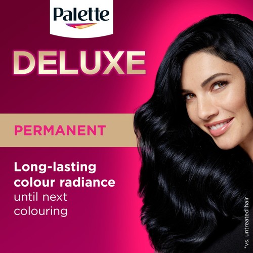 Schwarzkopf Palette Deluxe 1-1 Blue Black Permanent Hair Dye thumbnail 2