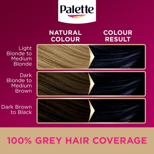 Schwarzkopf Palette Deluxe 1-1 Blue Black Permanent Hair Dye thumbnail 4
