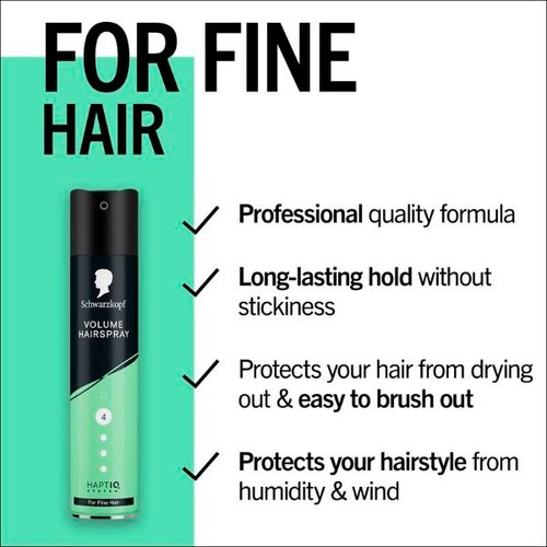 Schwarzkopf Volume Hair Spray 250ml thumbnail 2