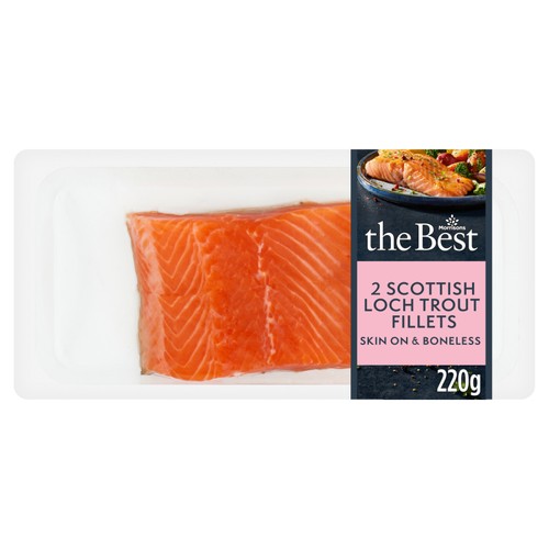 Morrisons The Best Scottish Loch Trout Fillets 2 Pack 220g