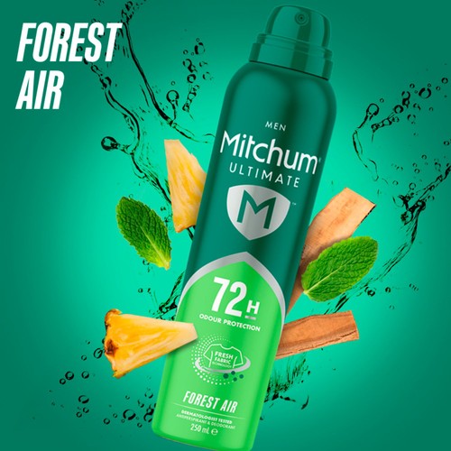 Mitchum Ultimate 72hr Forest Air AntiPerspirant & Deodorant  thumbnail 3