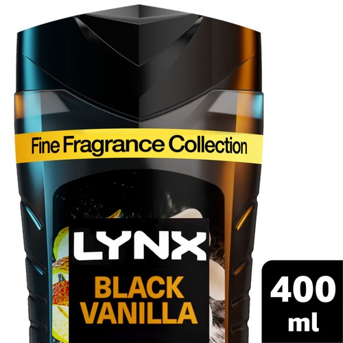 Lynx Shower Gel Black Vanilla 400ml