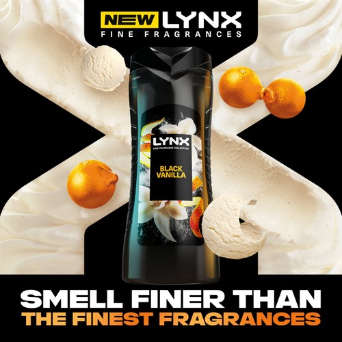 Lynx Shower Gel Black Vanilla 400ml thumbnail 3