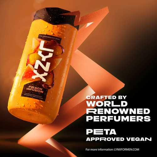 Lynx Shower Gel Peach Infusion 400ml thumbnail 3