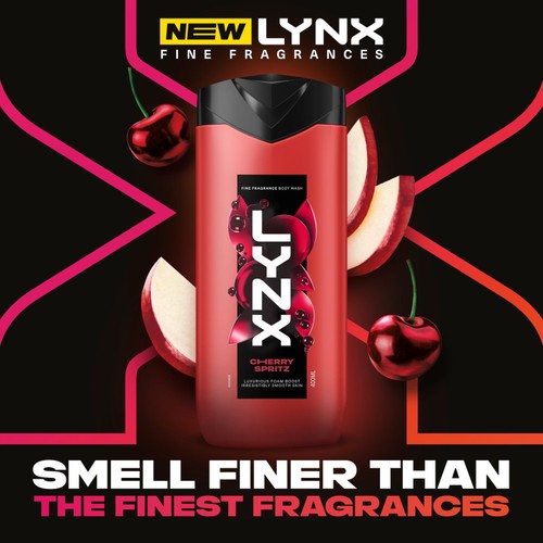 Lynx Shower Gel Cherry Spritz   400ml thumbnail 2