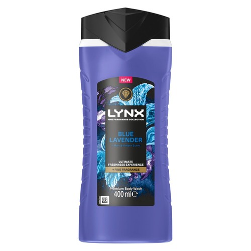 Lynx Shower Gel Blue Lavender   400ml thumbnail 2