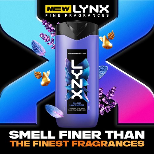 Lynx Shower Gel Blue Lavender   400ml thumbnail 4