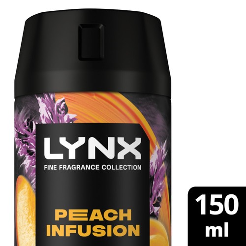 Lynx Peach Infusion Body Spray   150ml