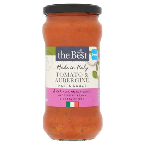 Morrisons The Best Tomato & Aubergine Pasta Sauce 350g