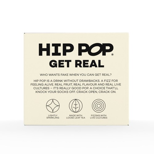 Hip Pop Apple & Elderflower Kombucha Cans   4 x 330ml thumbnail 6