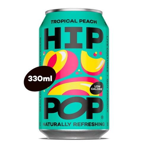 Hip Pop Tropical Peach Soda  thumbnail 2