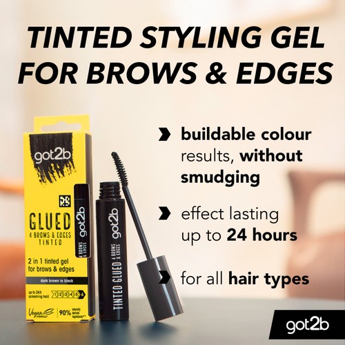 Got2b Glued Brows And Edges Black 16ml thumbnail 4