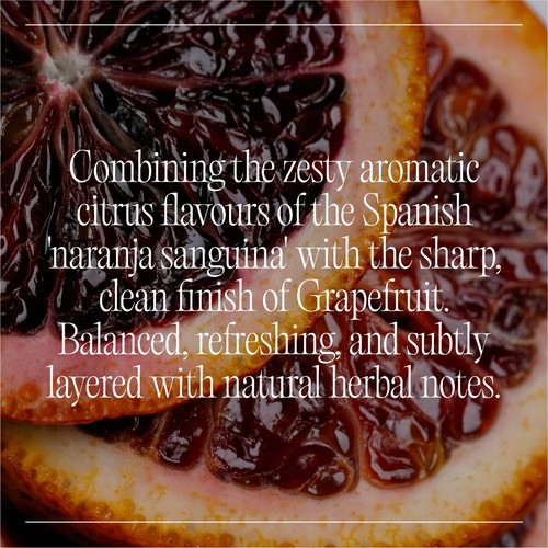 Goodrays CBD Infused Blood Orange & Grapefruit Sparkling Drink Can   250ml thumbnail 2