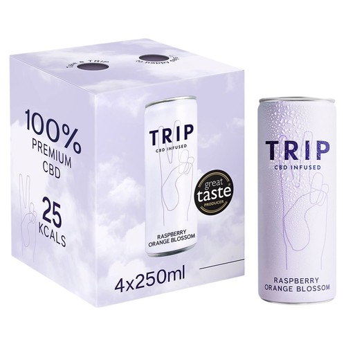 Trip CBD Infused Raspberry Orange Blossom 