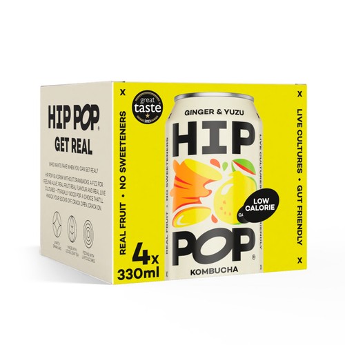 Hip Pop Ginger & Yuzu Kombucha  thumbnail 2