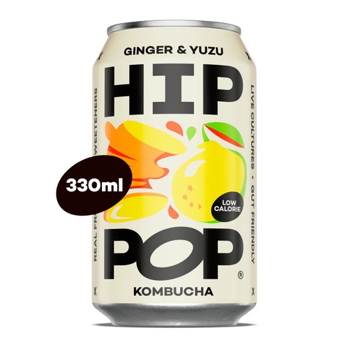 Hip Pop Ginger & Yuzu Kombucha  thumbnail 4