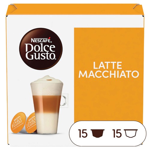 Nescafe Dolce Gusto Latte Macchiato Pods 15 Servings