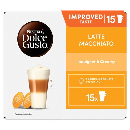 Nescafe Dolce Gusto Latte Macchiato Pods 15 Servings thumbnail 2