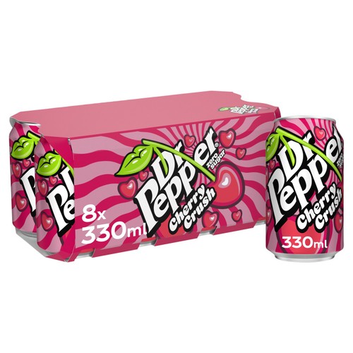 Dr Pepper Zero Cherry Crush 8x330ml